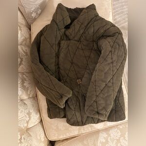 xs free people olive jacket